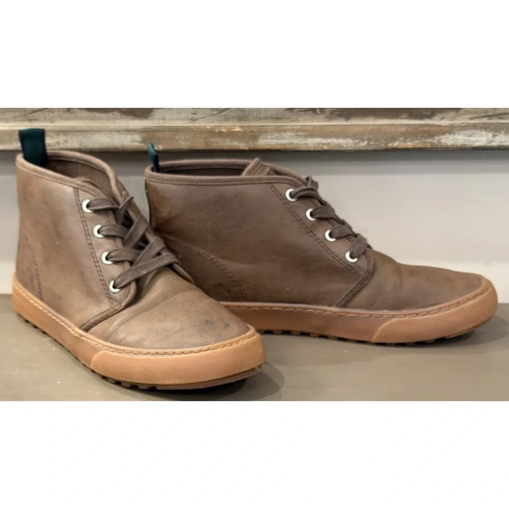 Polo Ralph Lauren Chett Brown Chukka Leather Ankle Boots Boys Size 6